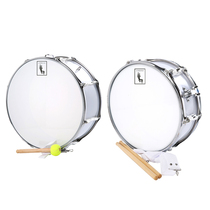 Shenlu musical instrument Silver gray army drum 22 inch 13 inch Snare drum Snare drum Musical instrument Marching band drum Musical instrument Snare drum