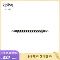 Kipling Autumn Winter Fashion All Match Accessories Stripe Print Wrist Strap Accessories) Shoulderstrap L