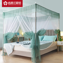 2022 new mosquito net home thickened and encrypted 1 5 stand-top high-end landing pattern 2021 high-end free installation