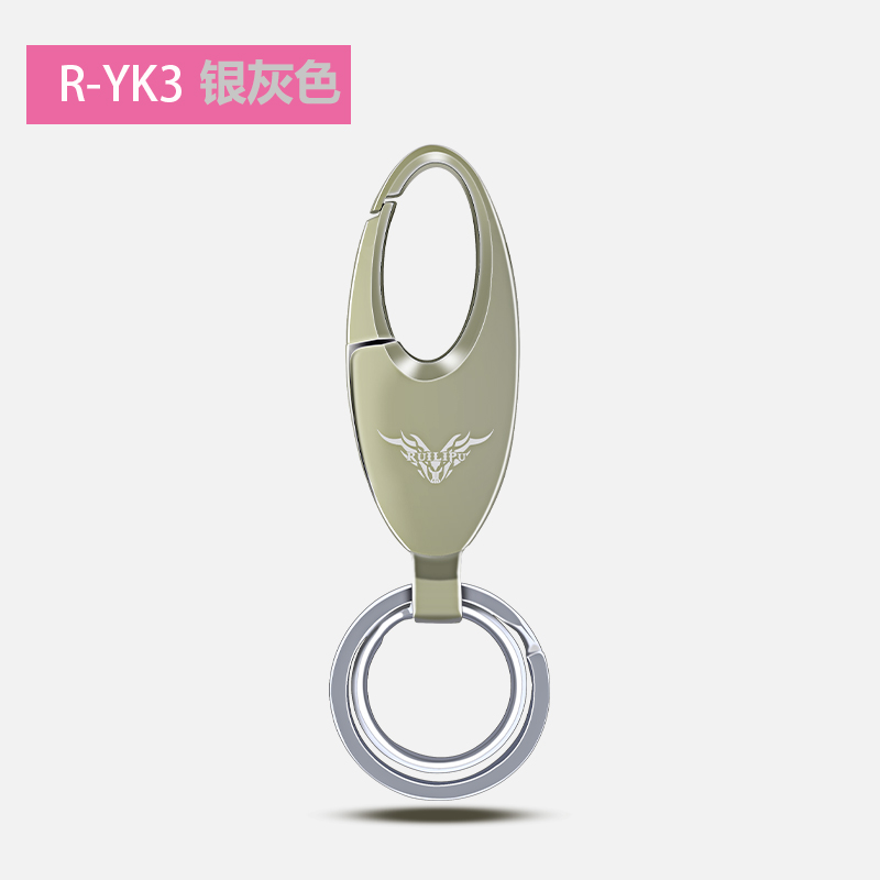 creative car keychain motorcycle keychain men's waistband stainless steel titanium burnt craft key ring pendant