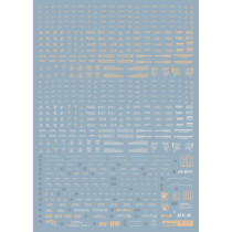 (EVO) HG RB01-9 Champagne gold MG Banshee Mourning Banshee (2 in 1) special water sticker