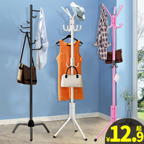 Coat rack Floor-to-ceiling simple modern bedroom corner hanger Multifunctional economical living room creative clothes rack