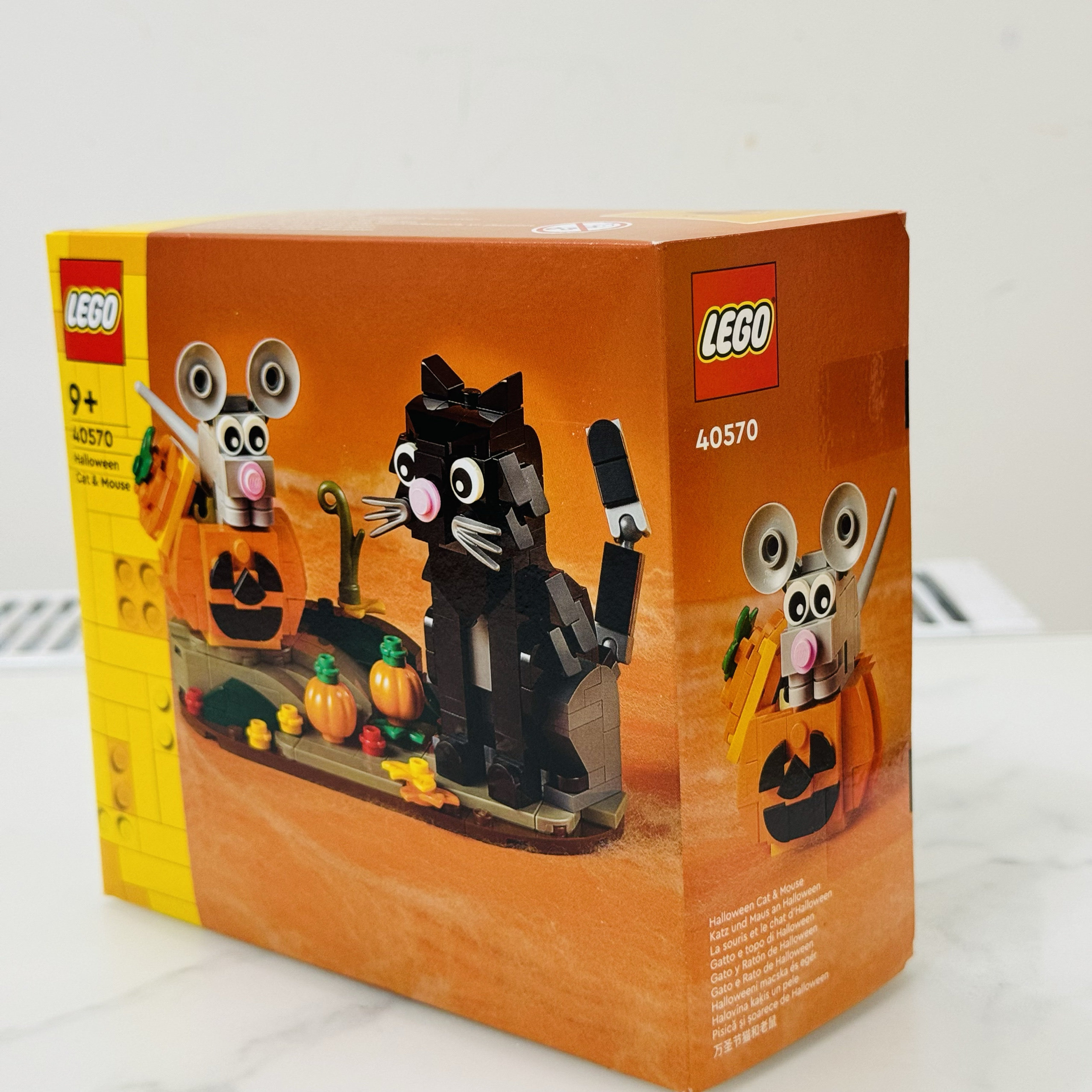 lego乐高动物方头仔40570万圣节猫和老鼠男女孩益智拼搭积木玩具