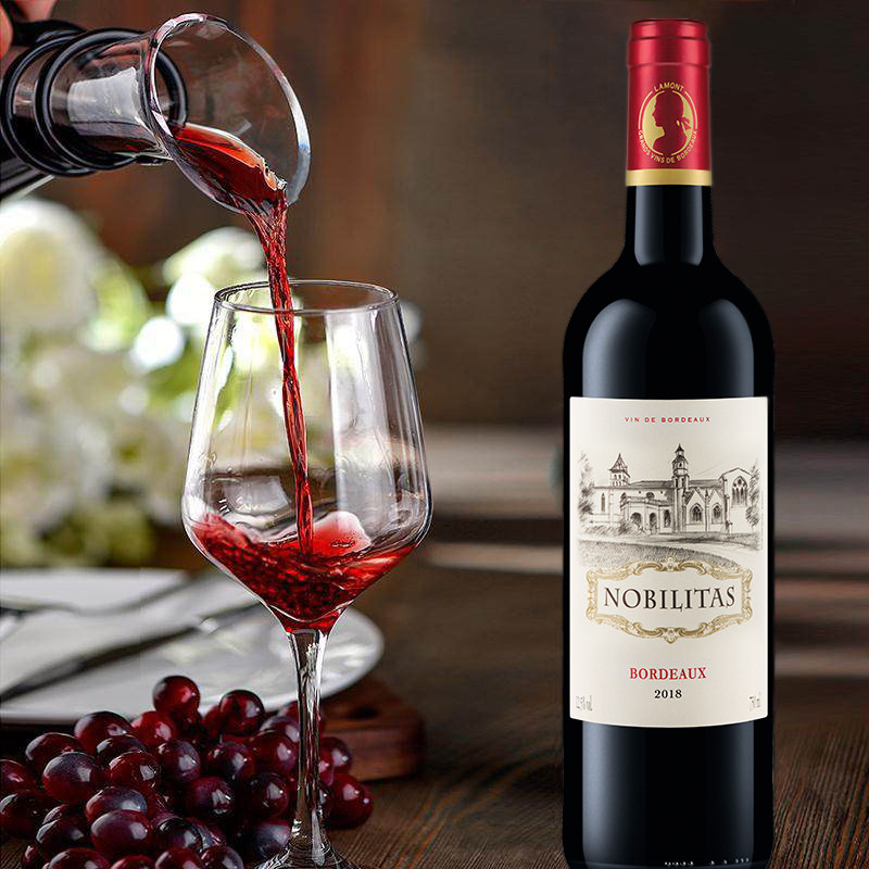 法国原瓶进口,750mlx3瓶 lamont拉蒙 aoc级 雾榭园干红葡萄酒