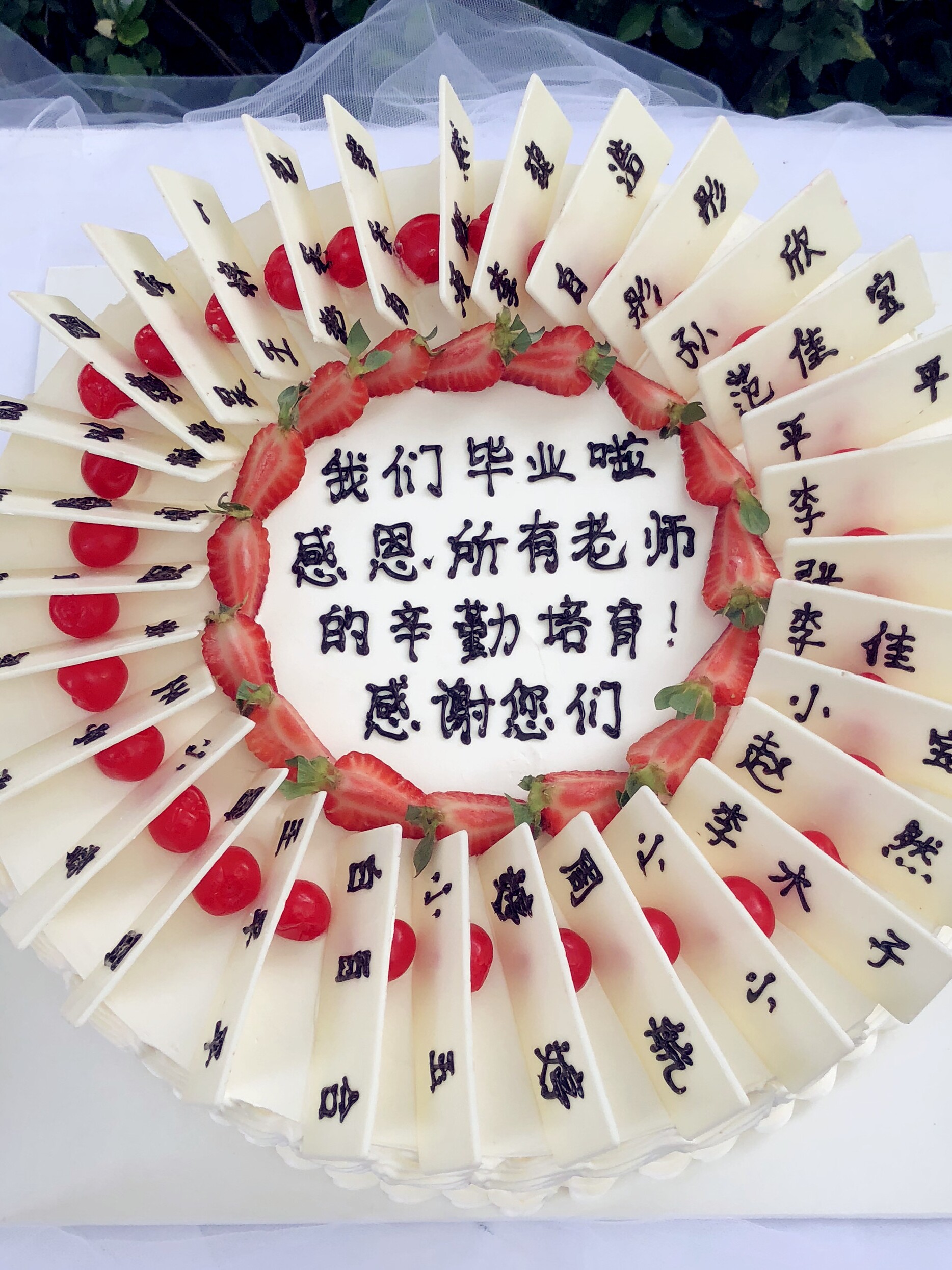 抖音毕业水果生日蛋糕同城配送聚会教师节