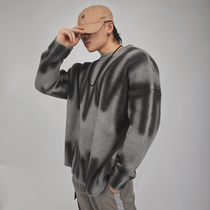 Winter long big muscle sweater jacket sweater Mens loose fitness suit Long sleeve sports sweater fitness sweater