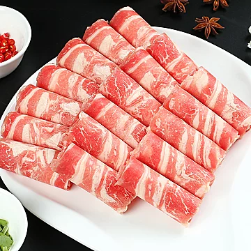 【猫超】大庄园雪花牛肉片牛肉卷500g[5元优惠券]-寻折猪