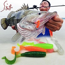 Cow brother wave cow capuchin freshwater Capuchin maggot Mandarin fish perch mouth catfish simulation bait Luya soft worm