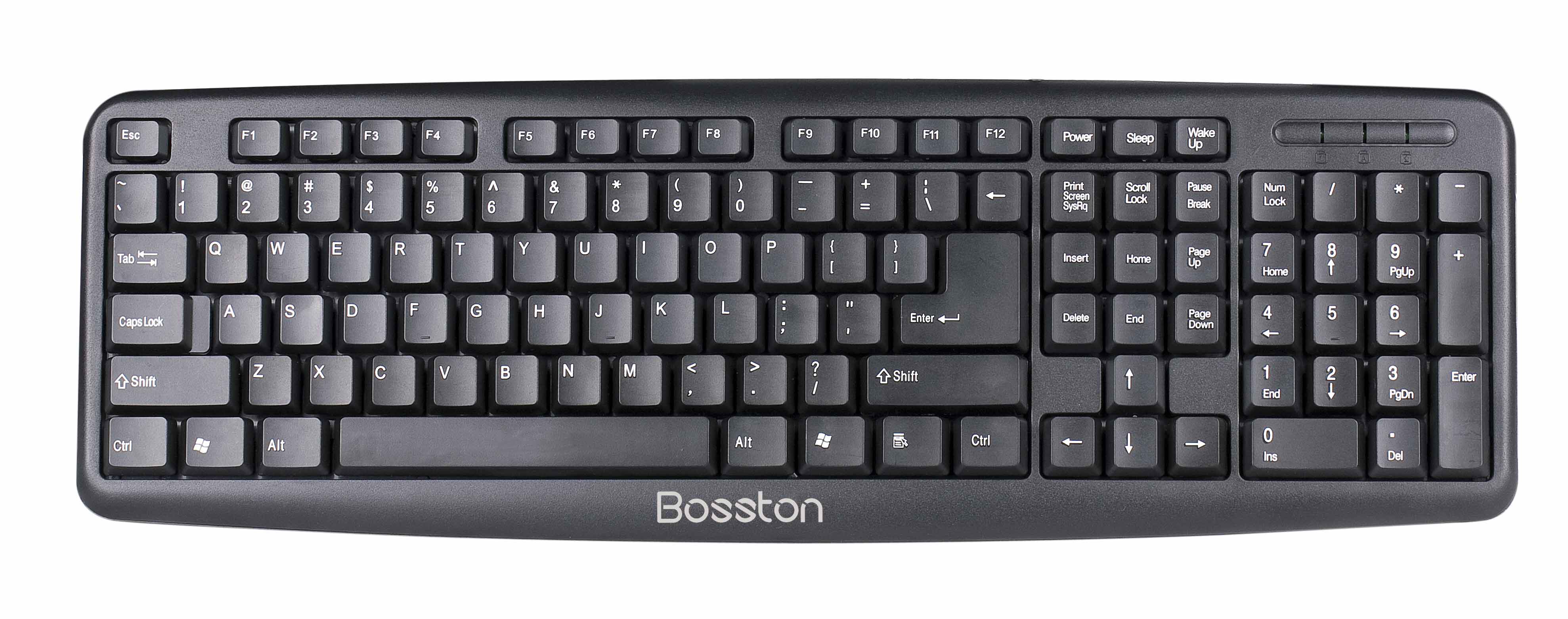 博士顿 k830 有线游戏键盘 u口