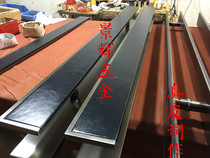 Hotel box door luxury door handle glass door solid wood door handle stainless steel bag leather handle