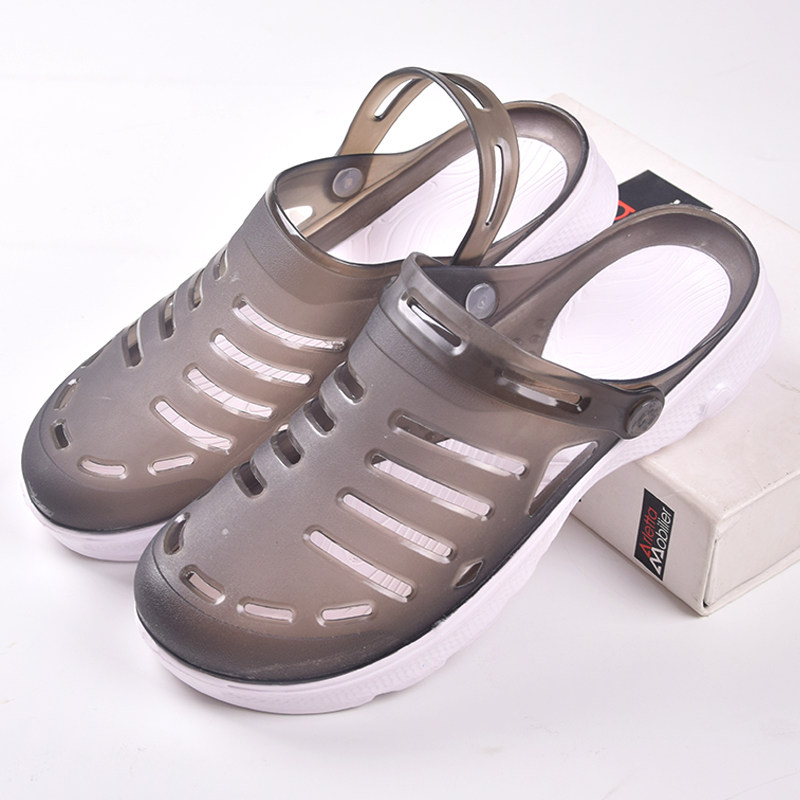 路路佳花园鞋洞洞鞋水晶面拖鞋儿童夏季大童室外户外沙滩旅行凉鞋