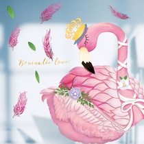 Wall Sticker Fiery Pink Teenage Girl Hearts Dorm Room Room Bedrooms Modern Minima Nordic Wall Ins Stickers Cartoon