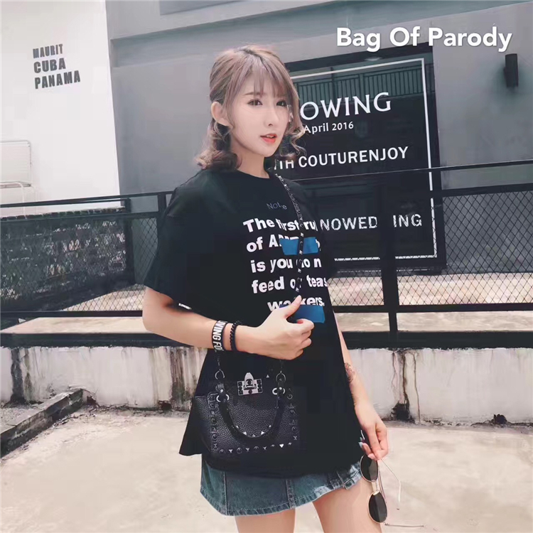 ysl正品包裝袋 Bag of parody官網正品 蝙蝠包翅膀包女包手提包單肩包鉚釘購物袋 ysl包