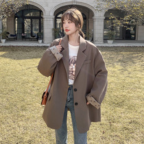 2021 new autumn suit jacket women autumn small man casual Korean version of loose oversize wild suit women
