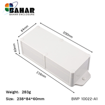 Outdoor waterproof junction box ABS plastic shell monitoring power box sealed box indoor and outdoor Bahar BWP10022