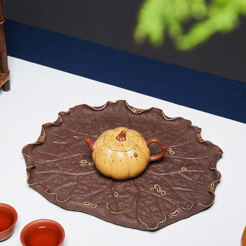 紫砂茶盘茶托盘壶承茶壶底座垫托干泡盘小型茶台功夫茶具茶承