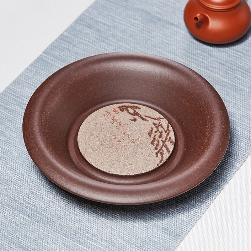 紫砂茶盘茶托盘壶承茶壶垫托干泡盘小型家用功夫茶具茶承