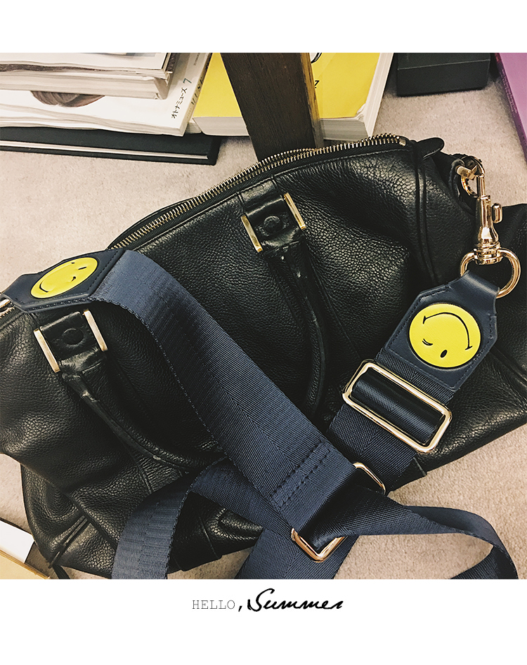 fendi17肩帶 寬肩帶女包張大奕jupevendue笑臉包包肩帶時尚織帶單肩斜跨包帶 fendi皮帶