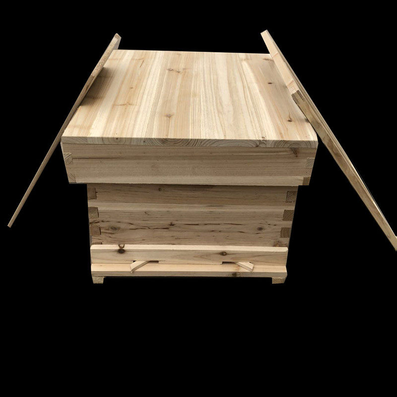 蜂具养蜂工具 中蜂蜂箱 标准杉木箱 烘干双面抛光 3套包邮哦!