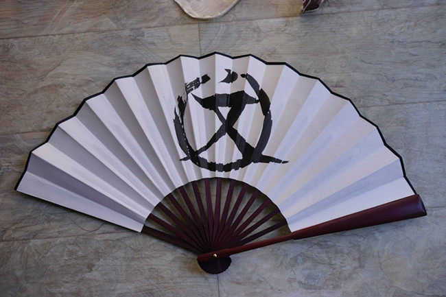 画江湖之不良人通文馆 张子凡扇子 cosplay污 10寸手写包邮配扇套
