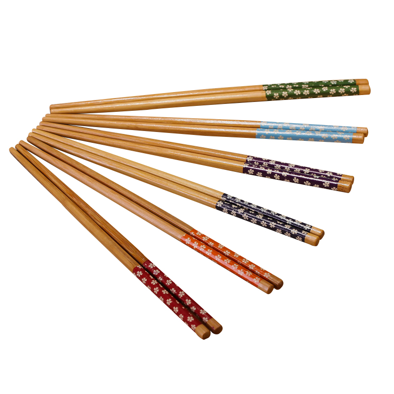 Carbide plain simple ZAKKA jingdezhen chopsticks cherry blossom put held five kinds of model