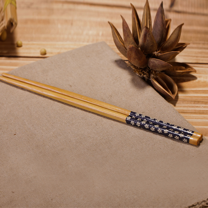 筷子碳化 质朴 简约ZAKKA 景德镇筷子5种款樱花竹筷产品展示图5