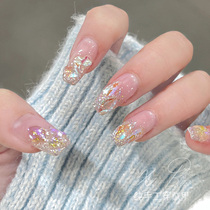 Wear a senior sense 2022 new genius with fake nails hand - made finished summer nail patch