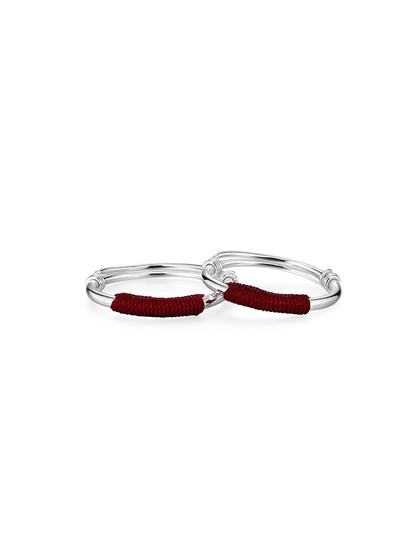 Cartilo Love Silk Couple Ring A 쌍의 틈새 디자인 링 여자 친구를위한 새로운 Sterling Silver 생일 선물 Cartilo Love Silk Couple Ring A 쌍의 틈새 디자인 링 여자 친구를위한 새로운 Sterling Silver 생일 선물