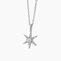 Kader Hexagonal Star Necklace Women Sterling Silver Light Luxury Minor Design Feeling All-match Simple Clavicle Necklace Girlfriend