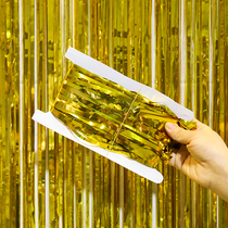 Tassel color rain silk curtain five-star aluminum film balloon package wedding wedding room birthday party decoration supplies