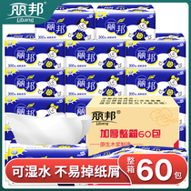 Libang Paper Home Pack 60 Pack Whole Box of Napkins Home Facial Tissue Paper Hygiene Wipe Wetty Paper