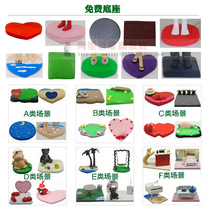 Soft pottery doll plus scene and paid base to make up the difference in price (free base does not need to shoot)