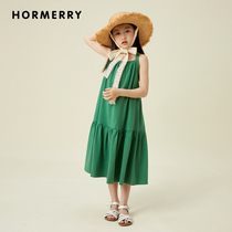 Hemi Tongsuit In the summer of 2022 the children's simple wild skirt girl's pure cotton gown skirt dress