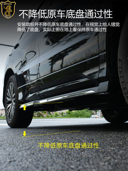 17-22 Honda Crown 페달 URV 환영 측면 발 페달 특수 외관 장식 액세서리 수정 가능 17-22 Honda Crown 페달 URV 환영 측면 발 페달 특수 외관 장식 액세서리 수정 가능