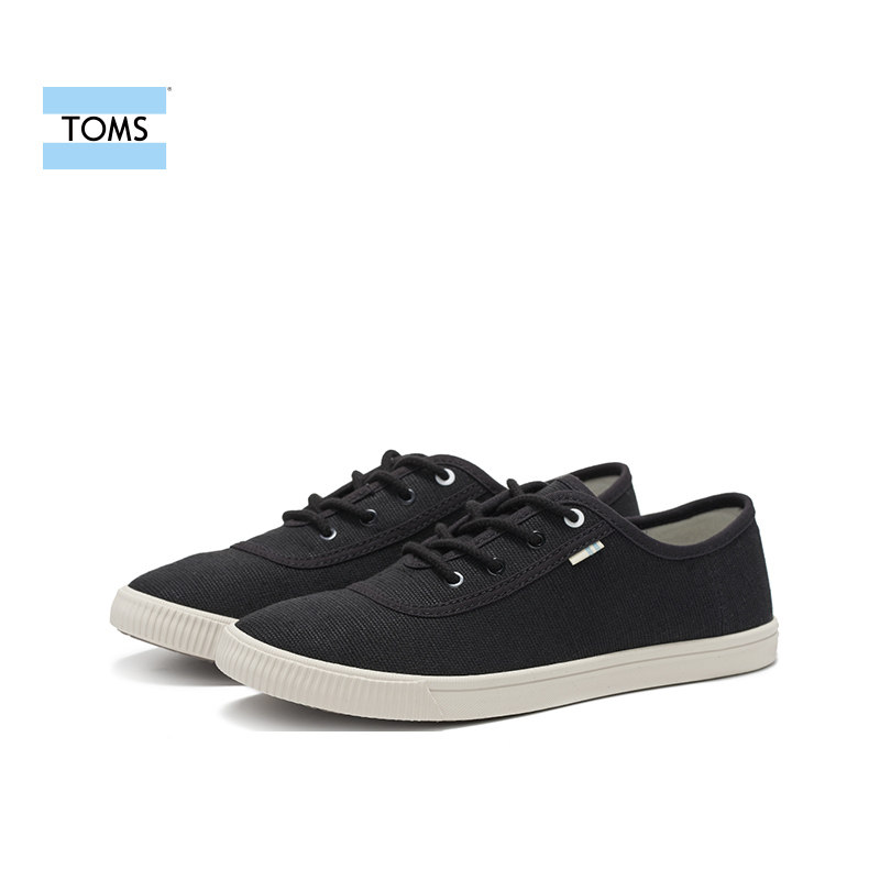 小白鞋toms女鞋topanga新色帆布布鞋平底女学生