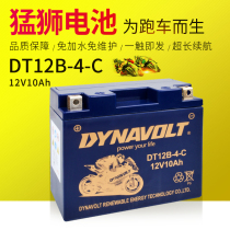 Original Loaded Lion DT12B-4-C Motorcycle battery 12V free of maintenance 10 Andukadi S4 dry cell battery