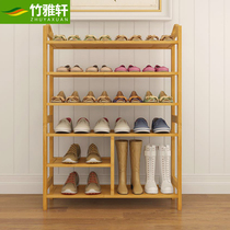 Nanzhu solid board shoe rack multi-layer simple household dustproof shoe cabinet Economical simple modern assembly shoe rack storage rack