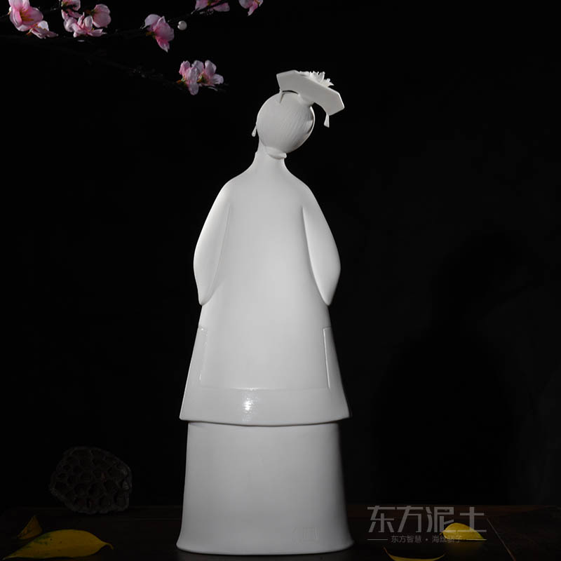 The east mud dehua white porcelain character its art collection sitting room adornment is placed/best D46-130