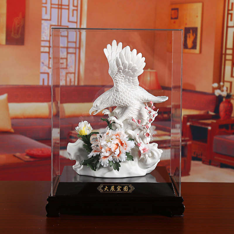 Oriental soil dehua ceramic flower its art furnishing articles business gifts and leadership/future