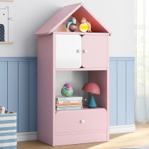 Childrens bookcase with door living room cupboard leaning against wall High cabinet Easy landing light luxury modern removable file storage