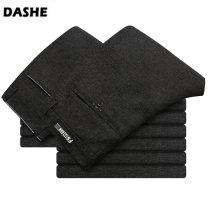 Mens autumn and winter pants mens casual pants slim mens business trousers youth small feet pants Autumn New