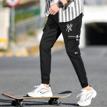Summer boys casual pants slim-fitting pants fashion fashion overalls social Boys student pants small feet