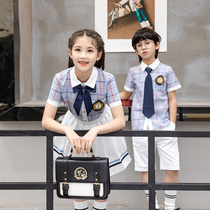 School Uniform Suit Elementary School Students Kindergarten Garden Wear Yinglun College Wind Childrens Class Graduation Photo Costumes Xia