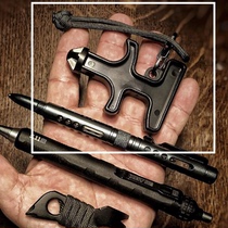 Poison dragon drill Outdoor attacker Self-defense equipment Window breaker Fist stab finger tiger Nylon plastic steel through security EDC tools