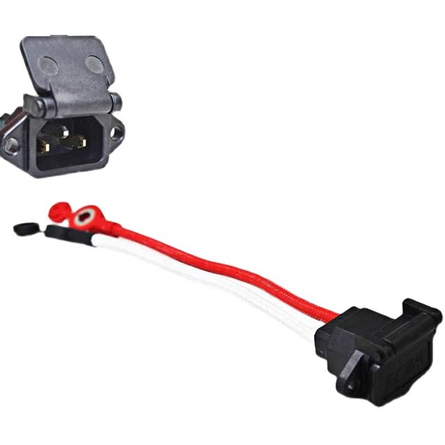 ສາຍໄຟລົດໄຟຟ້າ 3-hole socket plug electric vehicle universal prefix ຊາຍ ແລະຍິງ ສາຍໄຟສົ່ງຟຣີ