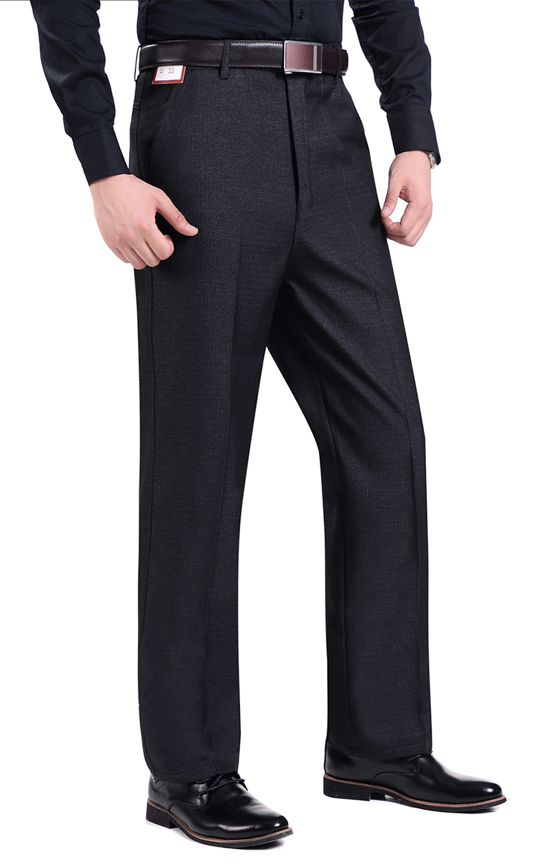 suntek男士西裤 suntek秋冬款中年男士休闲裤西裤中老年男裤直筒宽松