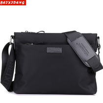 Beixiden new shoulder bag casual Oxford cloth bag canvas messenger bag small bag canvas bag horizontal men's bag tide
