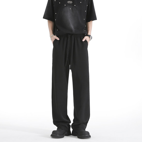 Spot summer drooping ice silk pants solid color striped casual pants straight trousers men X8816-P50_Control 68
Spot summer drooping ice silk pants solid color striped casual pants straight trousers men X8816-P50_Control 68
