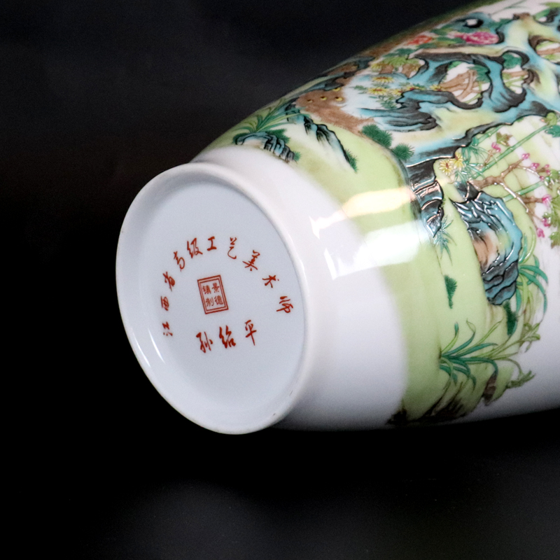 Fuels the jingdezhen ceramics vase furnishing articles dried flower arranging flowers sitting room manual of blue and white porcelain home decoration arts and crafts