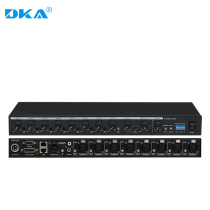 DKA wired microphone hub 8-way smart conference mixer distributor with 48V phantom powered microphone